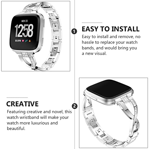 ARTIBETTER 1 PC Strap Link Clip Watch Bracelet Womans Watches Black Watch 22mm Quick Release Wristband Golden2