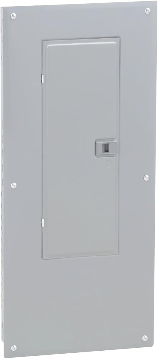 Square D - HOM3060M150PC Homeline 150 Amp 30-Space 60-Circuit Indoor Main Breaker Load Center with Cover (Plug-on Neutral Ready),