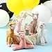 Imagen de Zomiboo 6 Mini Llamas de Peluche Llavero de Muñecos de Animales de Alpaca de 7