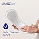MoliCare lady Pad 5 Tropfen Extra lange Inkontinenzeinlage für Frauen mit mittlerer Blasenschwäche, Schutz in der Nacht, Geruchsneutralisator, Fortschrittlicher Hautschutz, 14 Stück