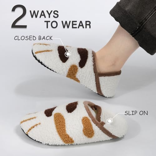 Image of ATHMILE House Slippers for Women Men Indoor Barefoot House Shoes Soft Socks | Furry Slip on Cozy Comfy Flexible Machine Washable Home Bedroom Travel Hospital Yoga Gifts for Mom Grandma