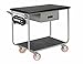 Little Giant MIC-5BK-PSDR Electrically Wired Mobile Instrument Cart, 22" x 36", Gray