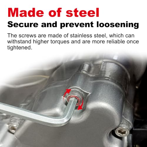 Image of Xitomer 75PCS ATV Bolt Kit M6 M8 Nuts Kit Stainless Steel Compatible with LT-Z400 2003-2009