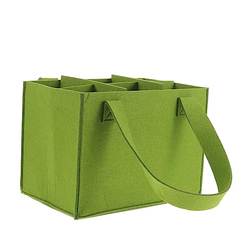 Ciieeo Reusable Wine Storage Bag Portable Felt Wine Carrier for Bottles for Travel Parties and Outdoor Events and Stylish Design