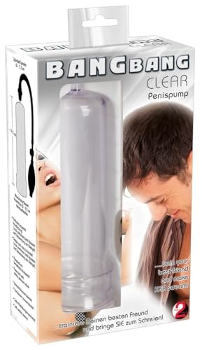 You2Toys Penispumpe 'Bang Bang' - stimulierende Erektions-Pumpe für Männer, hohe Saugkraft, effektives Penis- und Potenz-Training, transparent