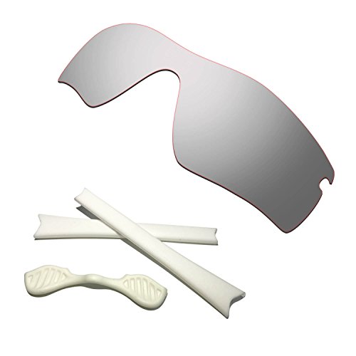 Lentilles de rechange Oakley Radar Path polarisées argent pour réparer vos lunettes
