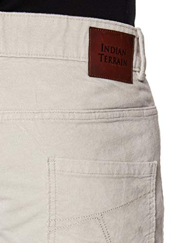 Image of Indian Terrain Mens 5 Pocket Slub Trousers