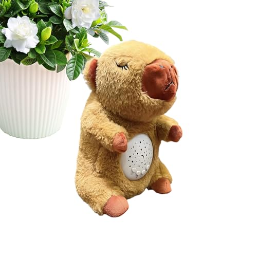 Animal en peluche respirant capybara : créez un rituel de sommeil apaisant en voyage