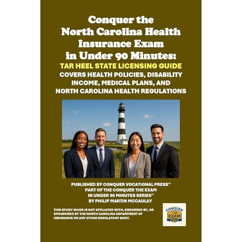 Conquer the North Carolina Health Insurance Exam in Under 90 Minutes: Tar Heel State Licensing Guide Audiolibro Por Philip Martin McCaulay arte de portada