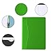 Gorbado Mini Padfolio/Junior Portfolio Folder Case, Business A5 Binder Organizer Notepad for Men Women, 5 x 8 Writing Pad Included, Green