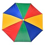 Xijobido Sombrero Paraguas Para La Cabeza | Sombrero con Sombrilla para,