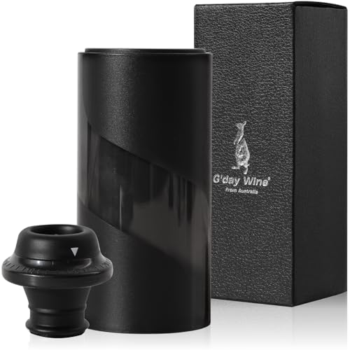 [G'day Wine] 電動 ワインストッパー 【電動で真空に！鮮度長持ち！】 電池給電 ストッパーキャップ 1個付き 真空 ストッパー 酸化防止 日付スケール付き ワインアクセサリー ギフト プレゼントのサムネイル