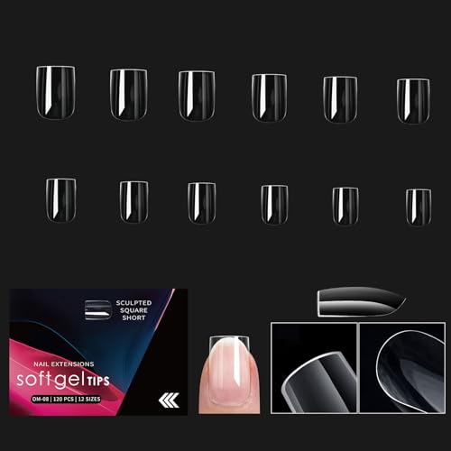 1ボックスクリアな虚偽の爪のフルカバーは、人工ソフトジェルのヒントマニキュア用品にプレスに固執する