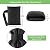 BoArt Outdoor Faucet Cover Socks for Winter Freeze Protection, 5.9" W x 9" H, Hose Bib Covers for Wall Taps Outside, Waterproof & Frost Free Insulated Spigot Cover, 2 Pcs Faucet Socks Black