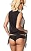 Coqueta Tank Top Open Sexy Halter Knotted W/Side Ties Tunic Sport Shirt Black-Large