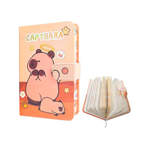 Image of FunBlast Capybara Diary for Girls - Kawaii Journal Diary with Buckle Lock, Cute Notepad for Students, Stationery Diaries for Writing & Drawing, Birthday Gift for Kids (Random;A6)