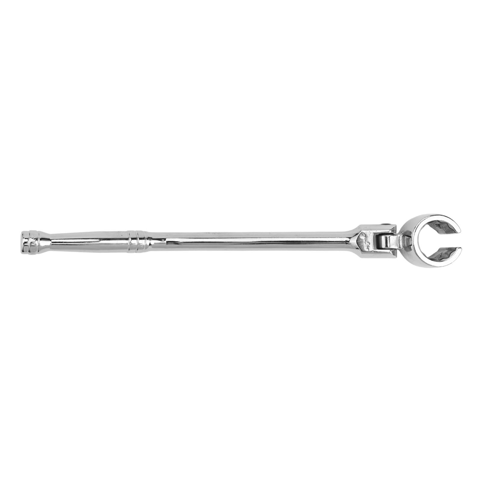 Clé à capteur lambda 22 mm en acier au chrome vanadium orientable à 180° poignée ergonomique outil pour démonter et installer les sondes lambda Argenté