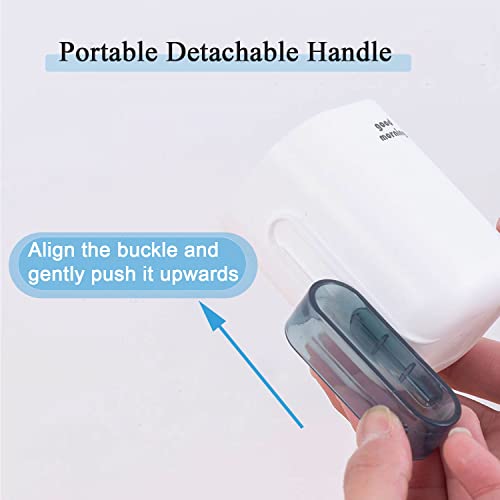 Travel Toothbrush Holder,Toothbrush Holder And Rinse Cup With Handle Travel Toothbrush Cup,Multifunctional Toothbrush Cup,Large Capacit Travel Toothbrush Holder With Mouthwash Cup(2Pcs #TOP4