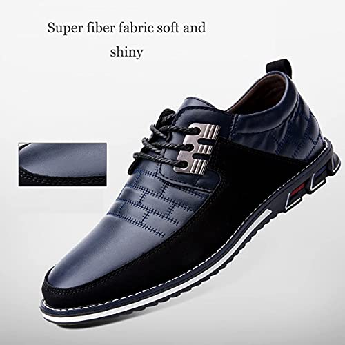 Shoes Men Leather Casual Loafers Dress Breathable Driving Moccasins Oxford Walking Shoe Arch Sneaker3