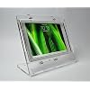 TABcare Compatible iPad Air Desktop Stand for POS, Kiosk, Store Display, Made by Clear Acrylic fits Square Reader