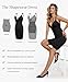 Popilush Women's 2025 V Neck Mini Slip Dress Sexy Lace Bodycon Shapewear Dresses Cocktail Evening Date Night Black