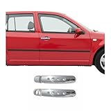  OMAC Türgriff Blende Türgriff Abdeckung kompatibel mit VW Golf 3-Tür Edelstahl Silber 2tlg