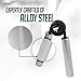 Logest Metal Hand Grip Set, 100LB-350LB 6 Pack No Slip Heavy-Duty Grip Strengthener with Gift Box, Great Wrist & Forearm Hand Exerciser, Home Gym, Hand Gripper Grip Strength Trainer