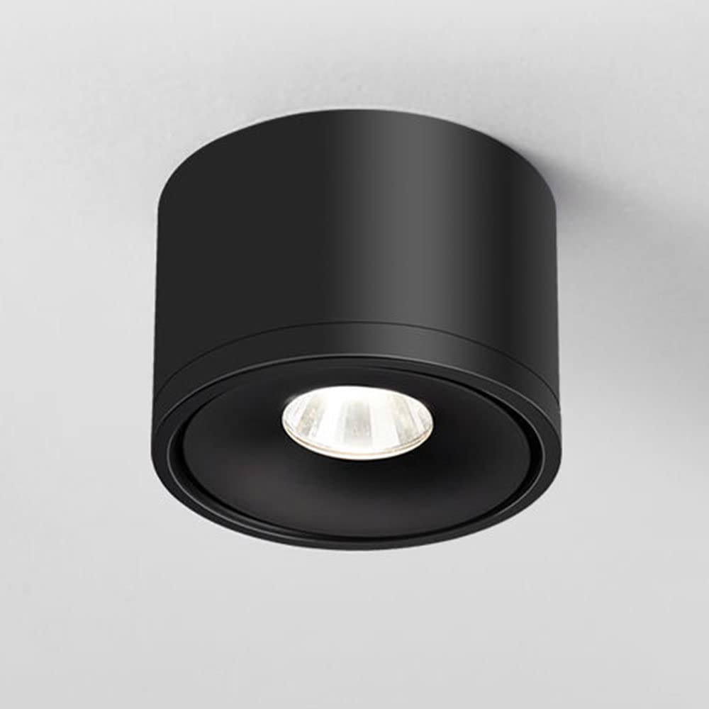 Plafonnier anti-éblouissant en aluminium au design minimaliste cylindrique