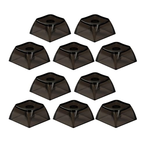 XDA2 Teclado Mecánico 1U 1 Tapas de bola en blanco para juegos Transparente Retroiluminado Tapas ForMx Switch Teclas Caps 10 PC