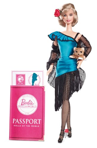 Barbie Collector Dolls of The World Argentina Doll miniatura 1