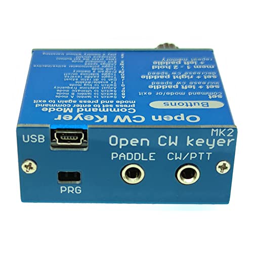 CW Keyer MK2 de aluminio con velocidad regulable de 1 a 999 WPM 3