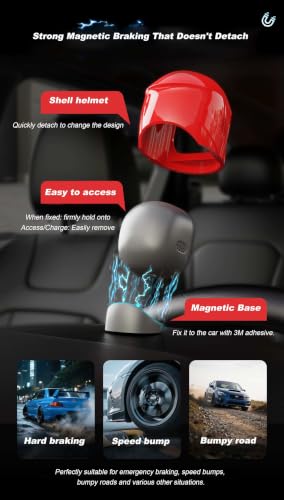 Image of AI Smart Dashboard Robot with Animated Emoji | Gyroscope Motion Sensor, Rechargeable, Interactive Companion, Car Interior Decor