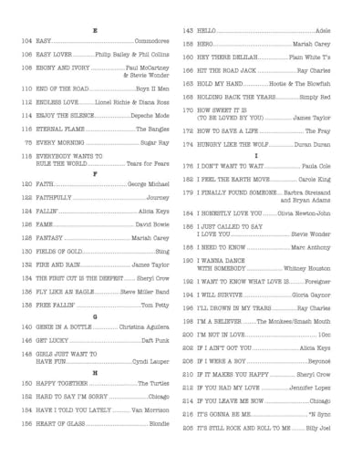 The Real Pop Book - Volume 2: C Instruments | 200 Iconic Pop Hits in Real Book Format | Hal Leonard Sheet Music Songbook for Piano, Guitar, and More | Perfect for Musicians and Educators - Image 3