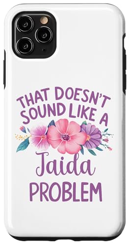 Jaida Personalized Cute Flower Girls Jaida Name スマホケース iPhone 11 Pro Max 用