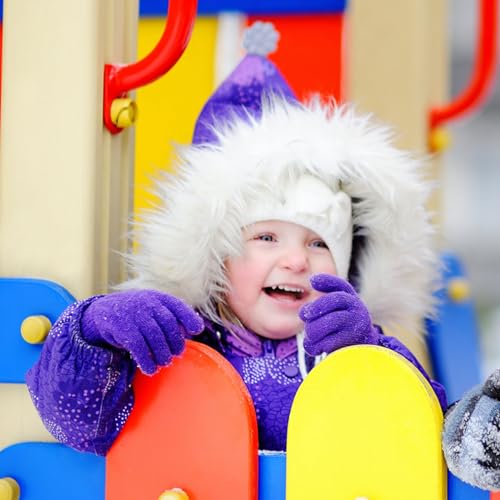 Image of ONESING 6 Pair Baby Gloves Toddler Gloves Toddler Winter Gloves Kids Gloves Winter Stretchy Knit Gloves for Kids Boys Girls