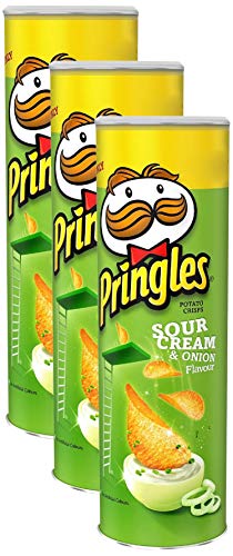 Image of Pringles Big Bazaar Combo - Pringles Potato Chips, Sour Cream and Onion, 110g (Buy 3 Pieces) Promo Pack