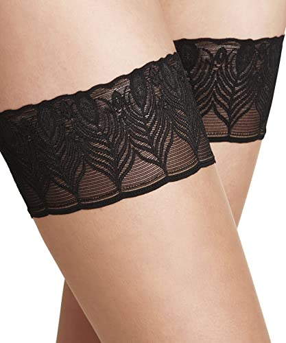 Nylonstrümpfe FALKE Damen Stay-Ups Lunelle 8 DEN in Hautfarben