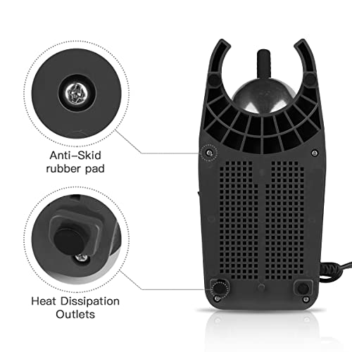 Reespring Shaved Ice Machine Ice Crusher Snow Cone Machine With Stainless Steel Blade Kitchen Electric For Shaved Ice And Snow Cone (300W 2000R/Min) ;Also Comes With A Complinentary Ice Pick #TOP4