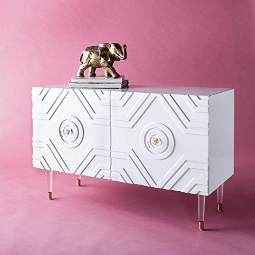 Safavieh Couture Home Zayn Contemporary Light Grey And Gold 2-Door Sideboard #TOP9