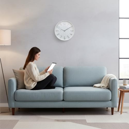 Horloge murale lisible Westclox 32256W pour en finir avec les chiffres flous