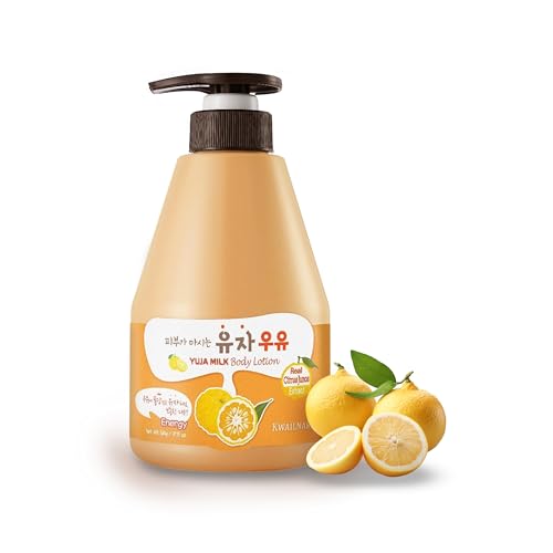 WELCOS KWAILNARA Yuja Milk Body Lotion (19.75 Fl Oz) – Korean Body Lotion for Bright & Even-Toned...