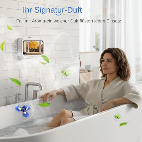 Support de douche pour téléphone portable orientable avec rotation 360