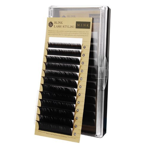Eyelash Extension Blink Signature Mink Lash J Curl 0.15X7~14mm 8 Sizes in 1 Mixed Tray (JX0.15) by Blink Lash
