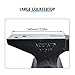 Anvil, 132 Lbs Single Horn Anvil for Blacksmithing, High Hardness Cast Steel Blacksmith Forge Tool with Large Countertop and Stable Base, Surface Quenched Heavy Duty Metalsmith Tool, Black