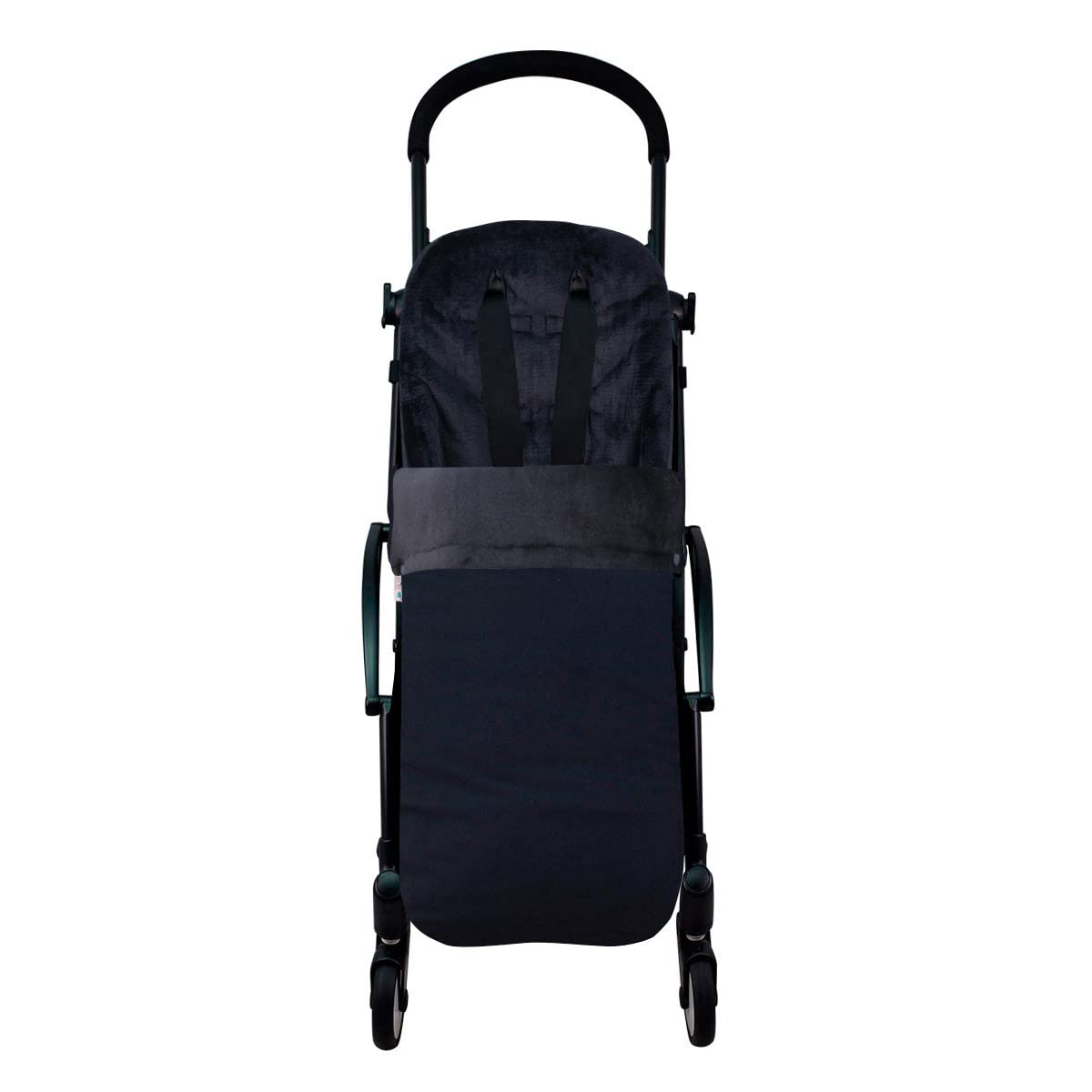 JYOKO KIDS Sacco per Passeggino Gemellare Babyzen YoYo, compatibile con Bugaboo Donkey (BLACK SERIES, PILE)