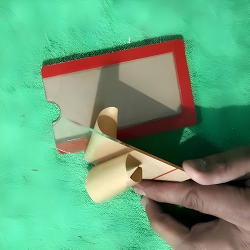 Image of Card Holder for Car Windshield with Petrol Sticker| Transparent Cover | Access Cards - Strong Adhesive Sticker Mount, Easy Insert & Remove | Durable Anti-Slip Design for All 4-Wheelers