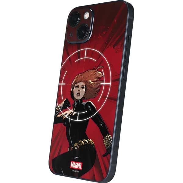 Skinit Decal Phone Skin Compatible with iPhone 14 Plus - Officially Licensed Marvel Black Widow Widowmaker Design