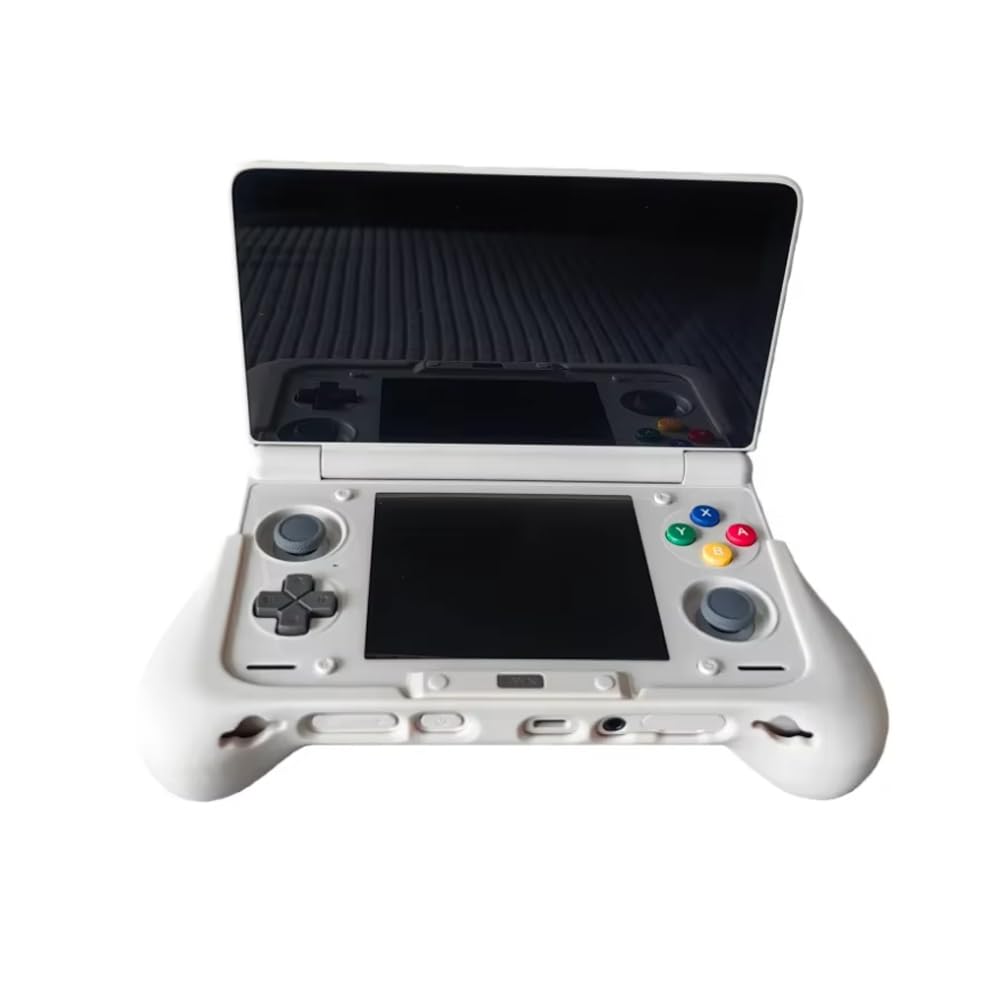 Genérico Empuñadura para AYN THOR, empuñadura para consola de juegos con doble pantalla abatible, soporte ergonómico para mando portátil (Negro)