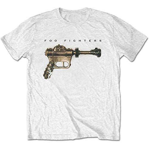 Rock Off Foo Fighters Dave Grohl Officiel T-Shirt Hommes Unisexe - Les Beatles, Paul McCartney, John Lennon, RIngo Starr, George Harrison Rock Off Foo Fighters Dave Grohl Officiel T-Shirt Hommes Unisexe