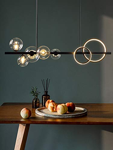Lustre suspension LED table à manger cuisine îlot style industriel G4